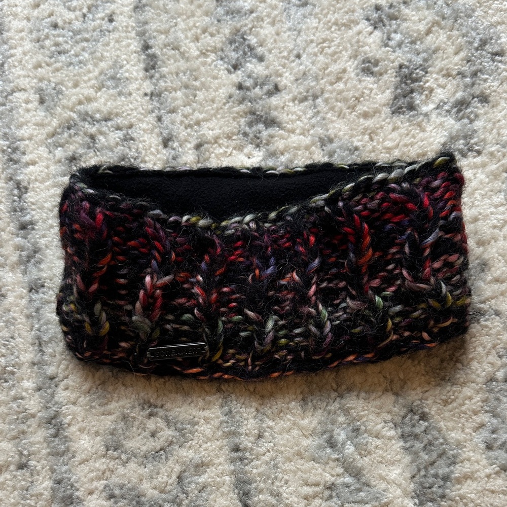 Screamer Wool/Fleece-Lined Cozy Multicolor Knit Headband